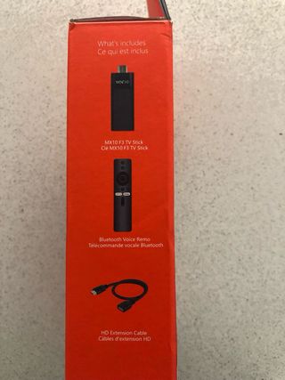 MX10 F3 TV Stick 4K Android TV Ok Google