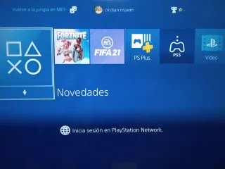 PS4 Sony Negra
