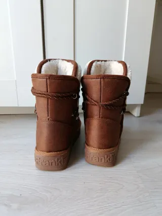 Botas Dr. Franklin marrones y blancas