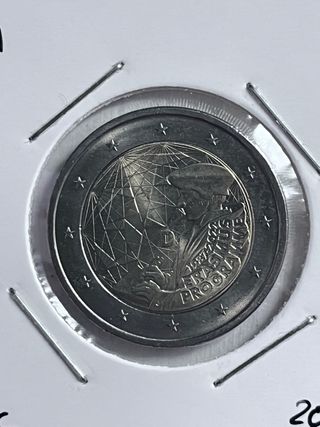 Moneda 2€ Alemania 2022 Ceca J Erasmus