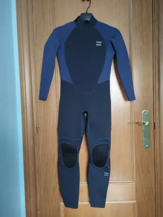 Neopreno Billabong azul y negro talla 10 años 2/3