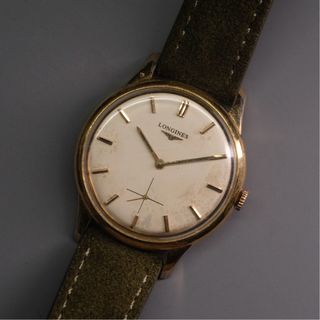 Longines Chapado Oro Cuerda Manual