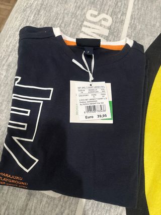 t-shirt manica lunga cotone bimbo 7 anni