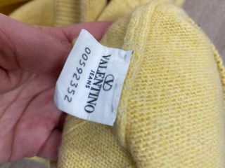 Pullover Valentino giallo vintage anni '90