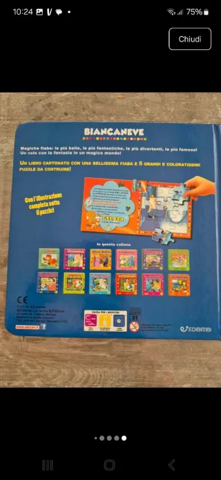 Libro Biancaneve puzzle Nuovo