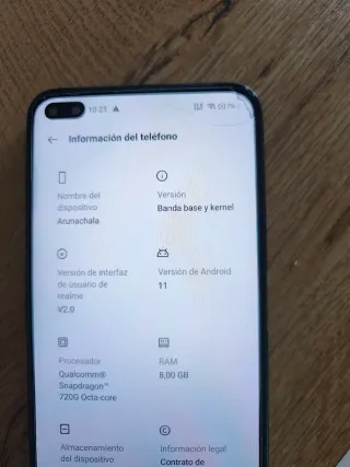 Realme 11 Pro 8GB RAM 128GB Almacenamiento