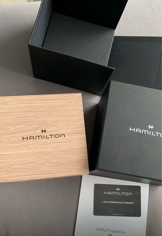 Reloj Hamilton Khaki Automatico Marron Negro