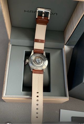 Reloj Hamilton Khaki Automatico Marron Negro