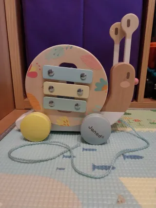 Juguete Caracol Xilófono Janod Madera