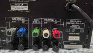 Amplificadores Harman Kardon AVR 1550 & Panasonic