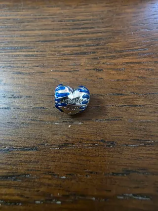 Abalorio Plata Corazón Stranger Things.