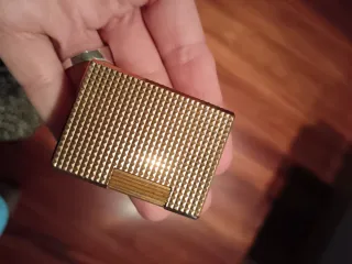 Encendedor Dupont  bañado en oro