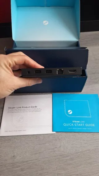 Steam Link Valve Completo Caja Original Cables