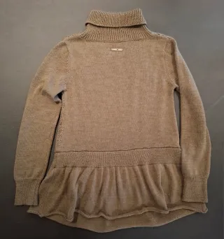 Twin Set Maglione Beige con Treccia