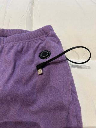 Pantalón térmico moto morado