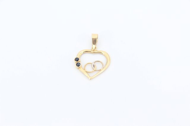 Colgante promesa de oro 18k, 0,84gr. Ref.G-041.