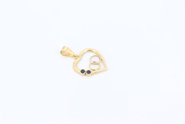 Colgante promesa de oro 18k, 0,84gr. Ref.G-041.