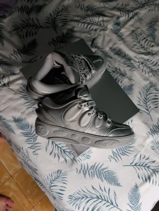 Zapatillas Puma Le France Plateadas Skate