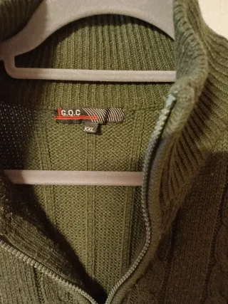 Set 2 cardigan da uomo con cerniera, XXL