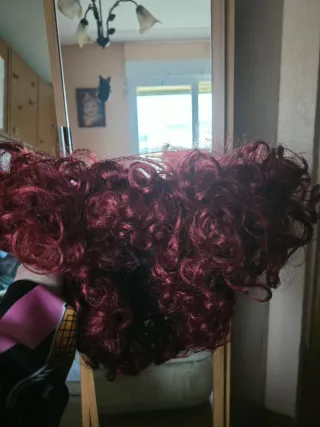 Peluca Reina de Corazones Negra