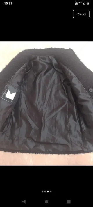 Cappottino bambina nero