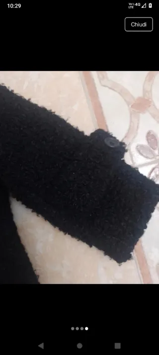 Cappottino bambina nero