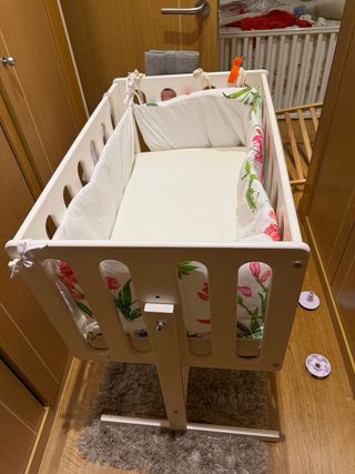 Minicuna colecho y colchon