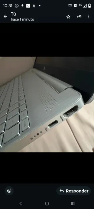 Ordenador HP Plata y Negro