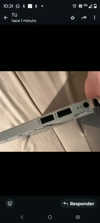 Ordenador HP Plata y Negro