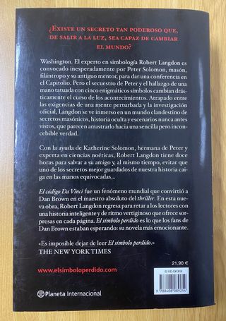 El simbolo perdido (Spanish Edition)