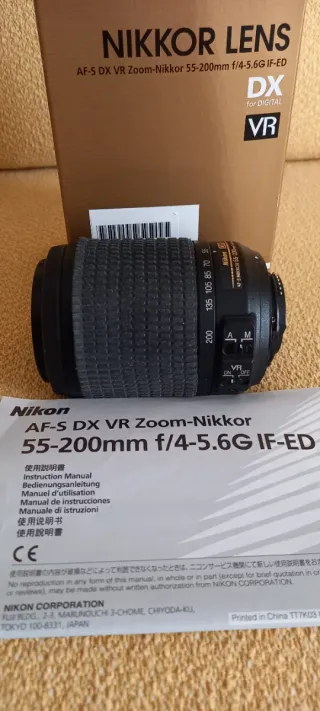 Obiettivo Nikon 55-200mm f/4-5.6G DX VR