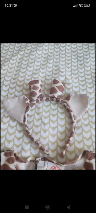 Disfraz Jirafa Niña Talla 4-6