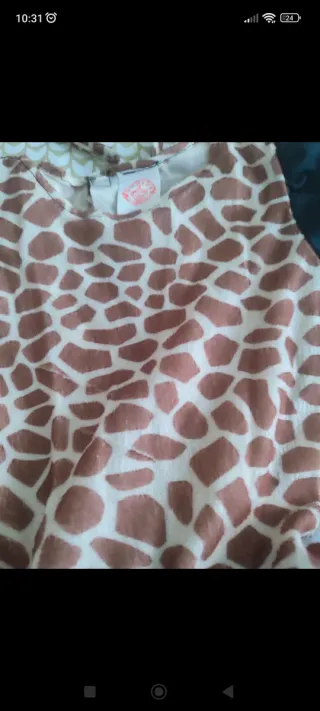 Disfraz Jirafa Niña Talla 4-6