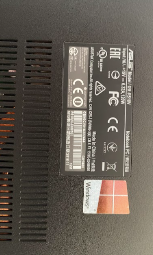 Portátil Asus R510V i7-6700HQ 8GB RAM 500GB SSD