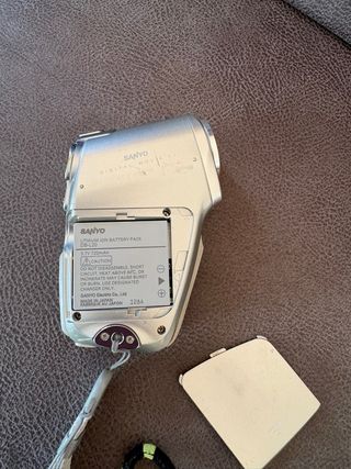 Cámara de vídeo Sanyo Plata