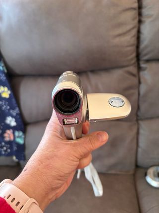 Cámara de vídeo Sanyo Plata