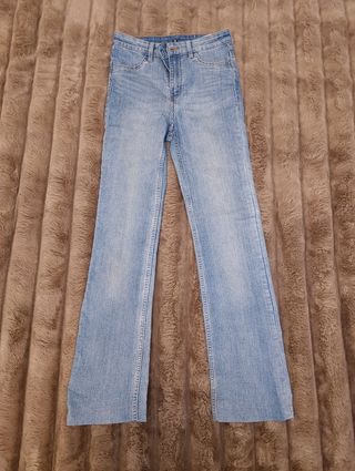 Jeans rectos tiro alto