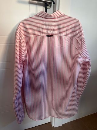 Camisa Tommy Hilfiger Rayas Rojas y Blancas