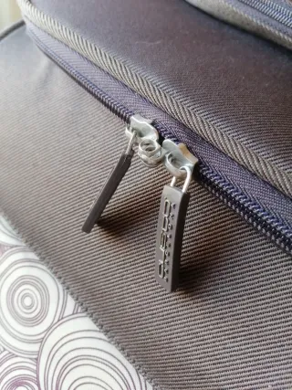 Maleta mediana de cabina marrón+regalo cartera