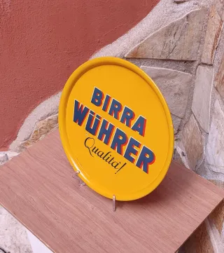 Vassoio Birra Wührer Vintage Pubblicitario