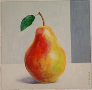 Quadro a olio su tela e telaio