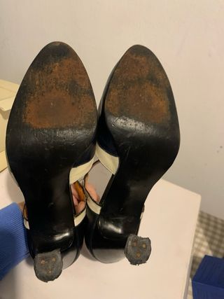 Zapatos Yves Saint Laurent Azul Blanco