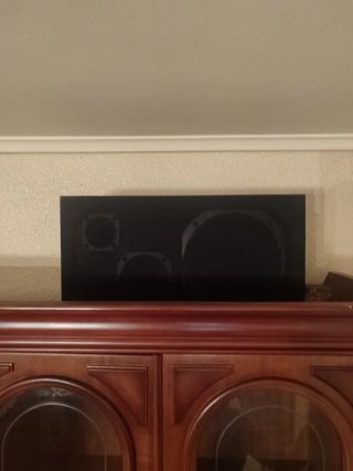 Equipo de sonido Hi-Fi Teleton en color plateado.