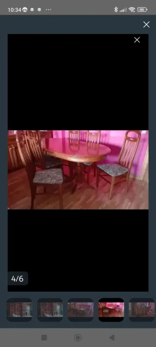 Lote Muebles Salón y Comedor Madera