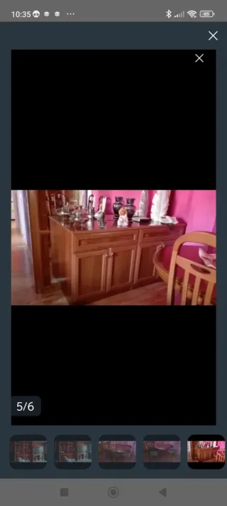 Lote Muebles Salón y Comedor Madera