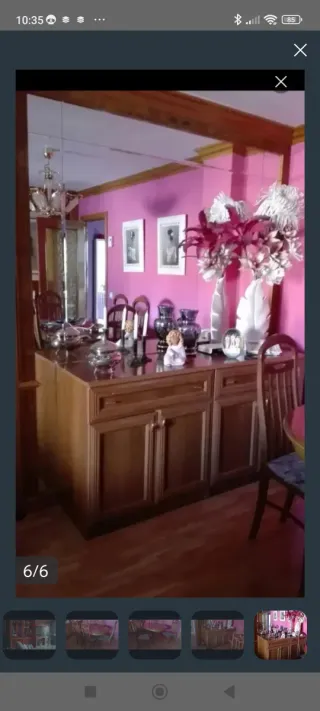 Lote Muebles Salón y Comedor Madera