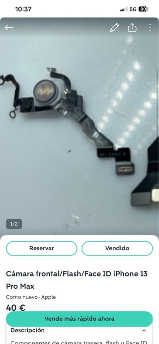 Fotocamera frontale/Flash/Face ID per iPhone 13 Pro Max