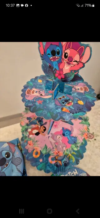 Alzatina per dolci a tema Stitch