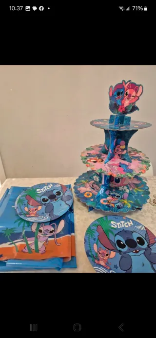 Alzatina per dolci a tema Stitch