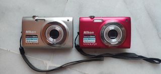 2 FOTOCAMERE DIGITALI COMPATTE «NIKON COOLPIX S2500